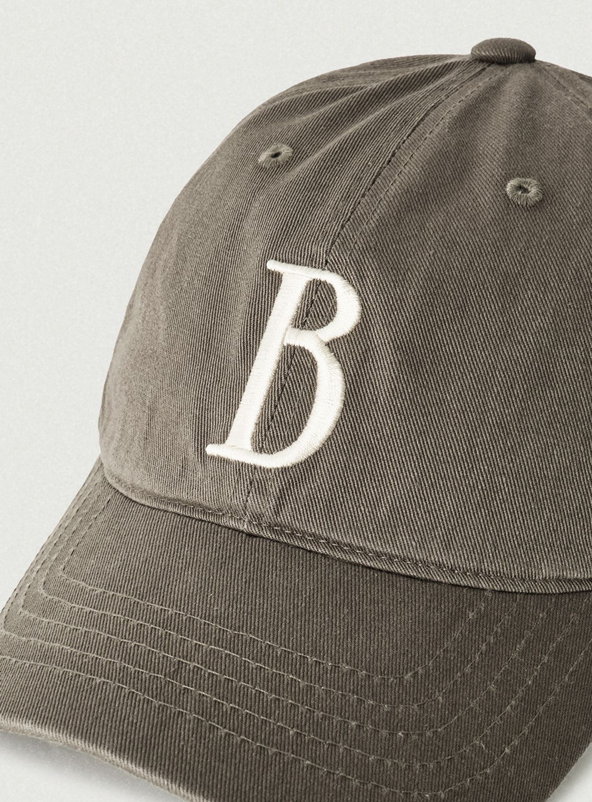 더바넷(THEBARNNET) B Logo Ball Cap_Grey