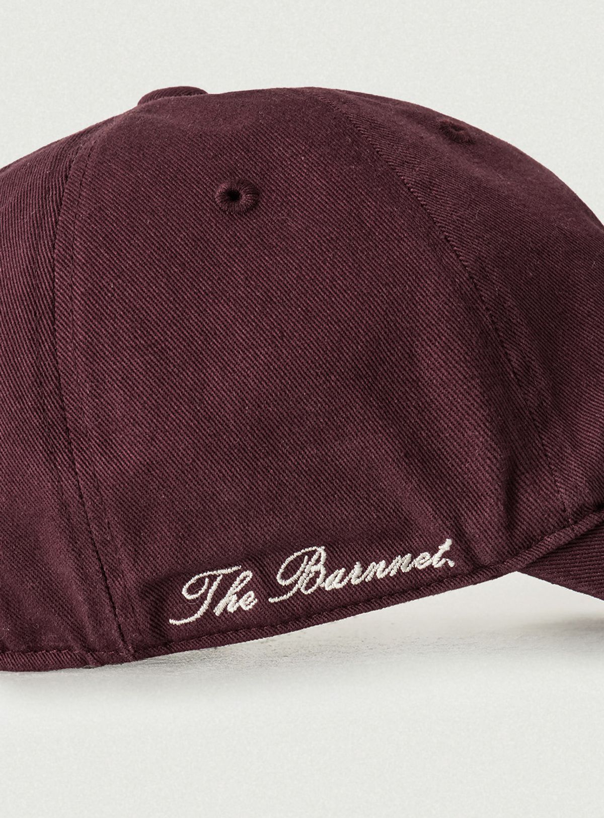 더바넷(THEBARNNET) B Logo Ball Cap_Burgundy