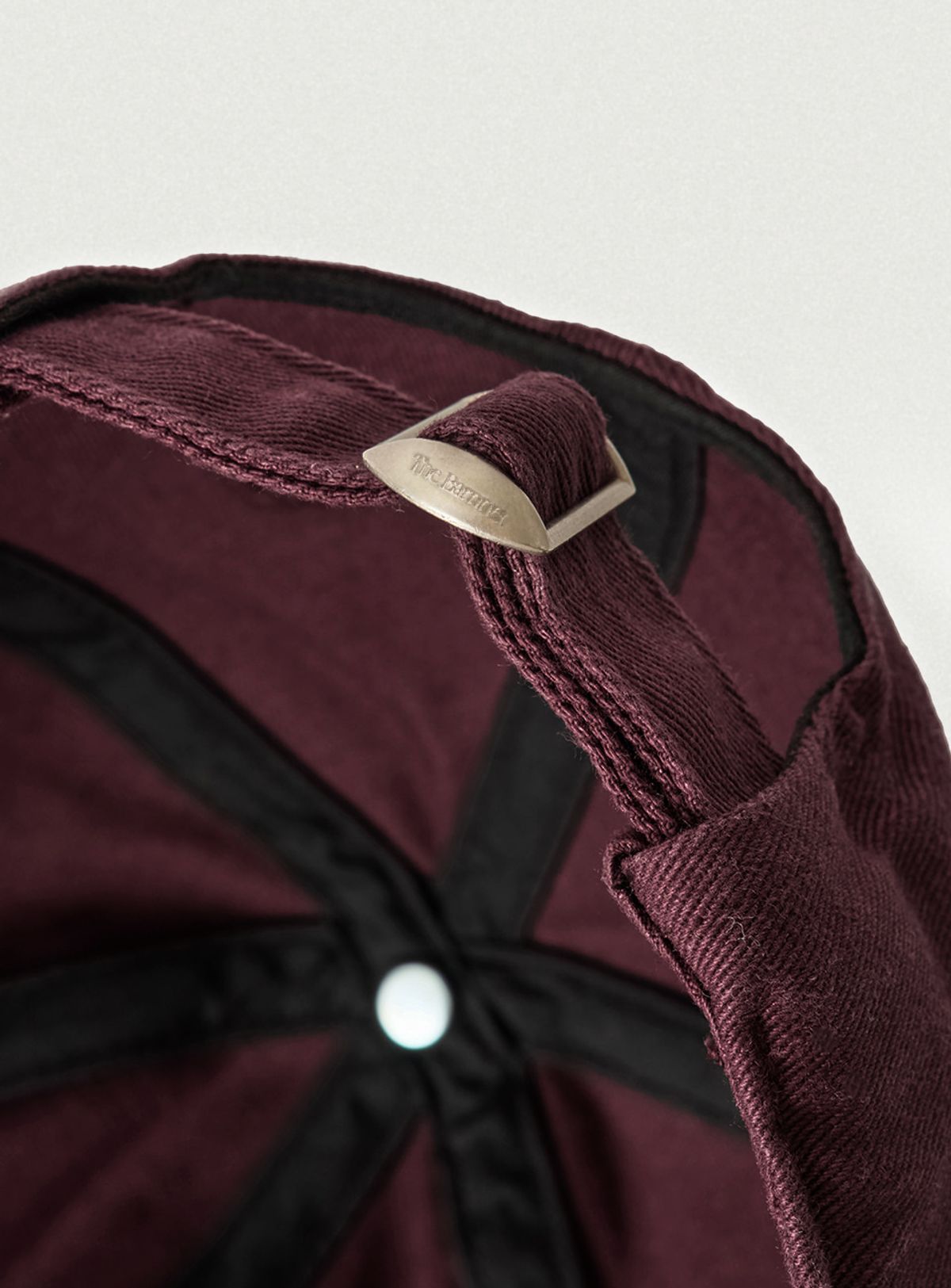 더바넷(THEBARNNET) B Logo Ball Cap_Burgundy