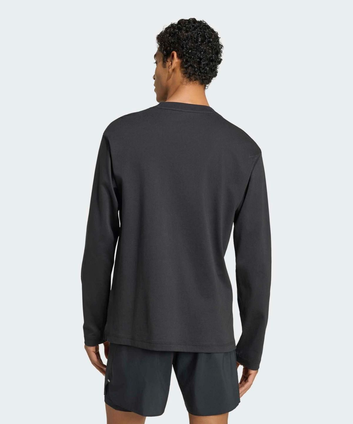 아디다스(ADIDAS) 아디365 러닝 커뮤니티 컬처 롱 슬리브 셔츠 - 블랙:솔라터보 / KS3902