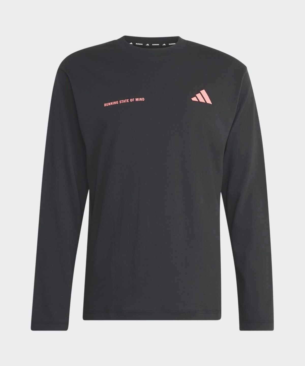 아디다스(ADIDAS) 아디365 러닝 커뮤니티 컬처 롱 슬리브 셔츠 - 블랙:솔라터보 / KS3902