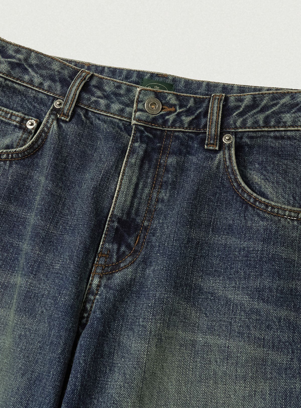 더바넷(THEBARNNET) Hazel Mid Rise Denim Pants_Deep Blue