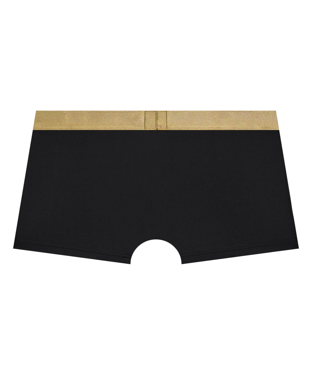 게스언더웨어(GUESS UNDERWEAR) 골드 엠블럼 드로즈 - 블랙