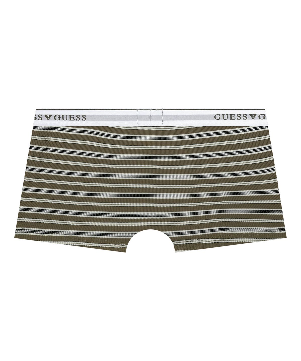 게스언더웨어(GUESS UNDERWEAR) 스트라이프 골지 드로즈 - 카키