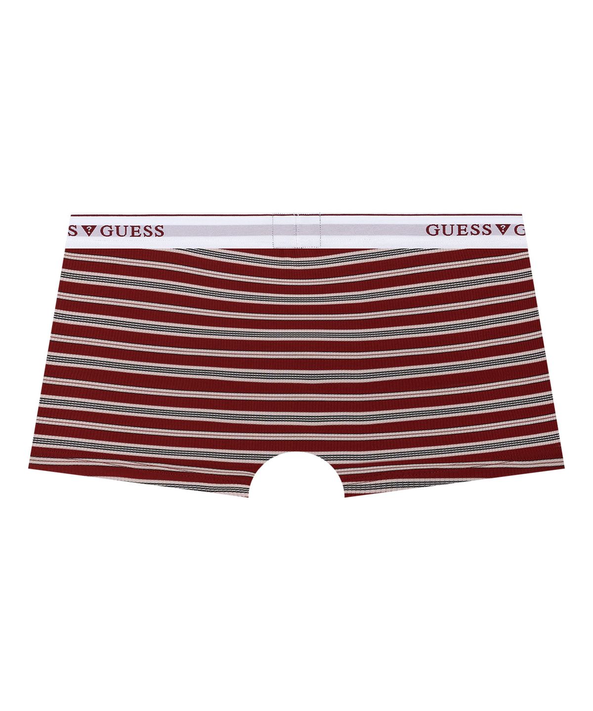 게스언더웨어(GUESS UNDERWEAR) 스트라이프 골지 드로즈 - 버건디