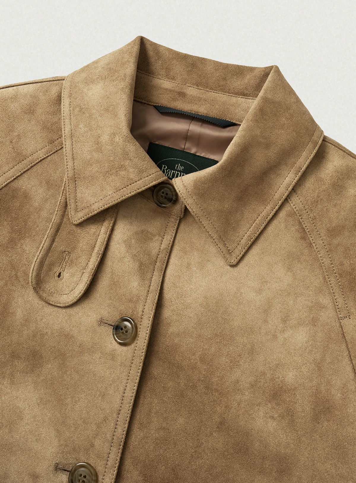 더바넷(THEBARNNET) Leto Suede Half Jacket_Camel