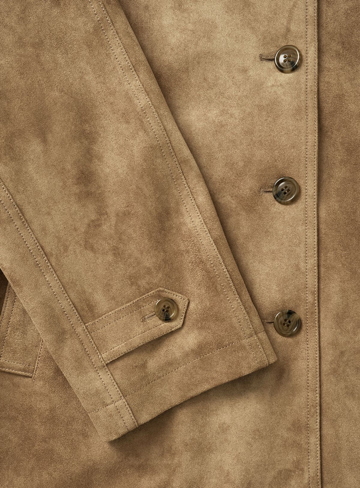 더바넷(THEBARNNET) Leto Suede Half Jacket_Camel