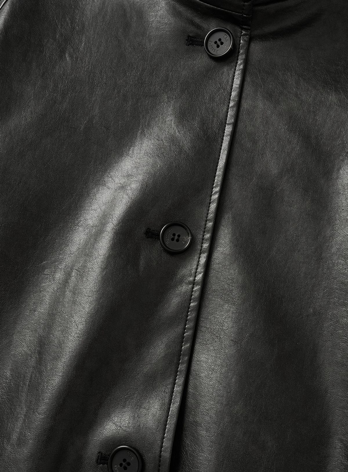 더바넷(THEBARNNET) Arlen Alter Leather Half Coat_Black