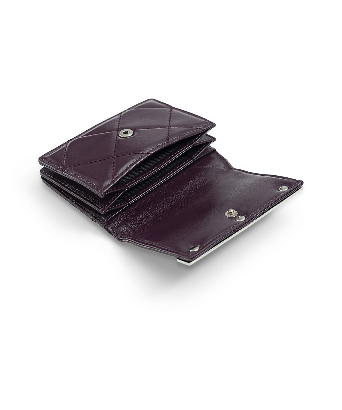 마뗑킴(MATIN KIM) PUFF QUILT WALLET IN WINE