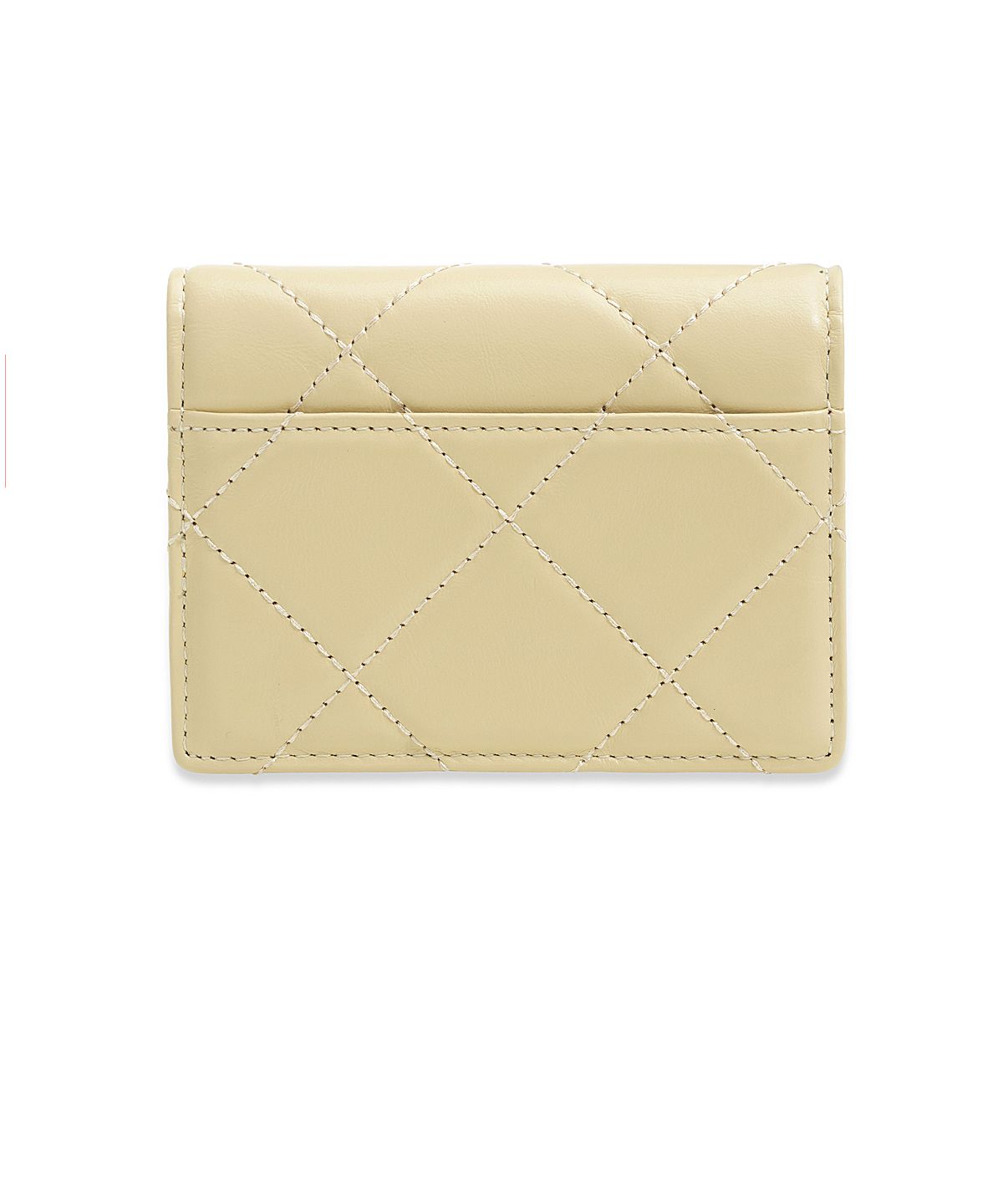 마뗑킴(MATIN KIM) PUFF QUILT WALLET IN BUTTER