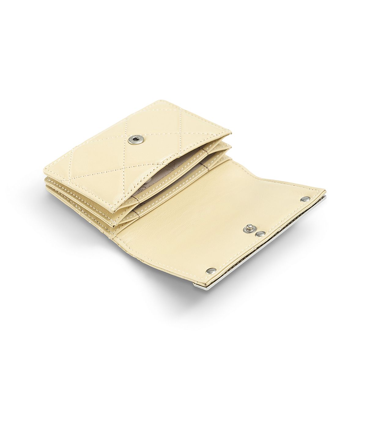 마뗑킴(MATIN KIM) PUFF QUILT WALLET IN BUTTER