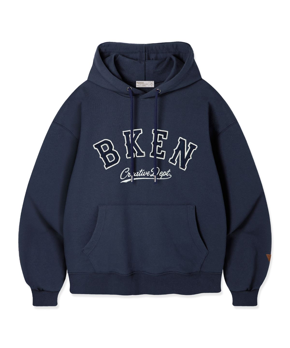 바켄(BAKKEN) [우먼] 클래식 패치 로고 후드티 BK6979 (4 COLOR)