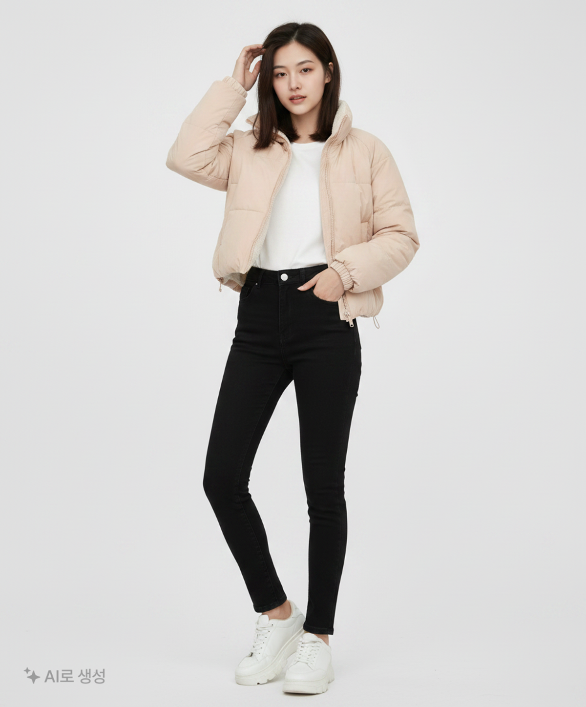 스파오(SPAO) 숏 패딩/숏 헤비 아우터 S