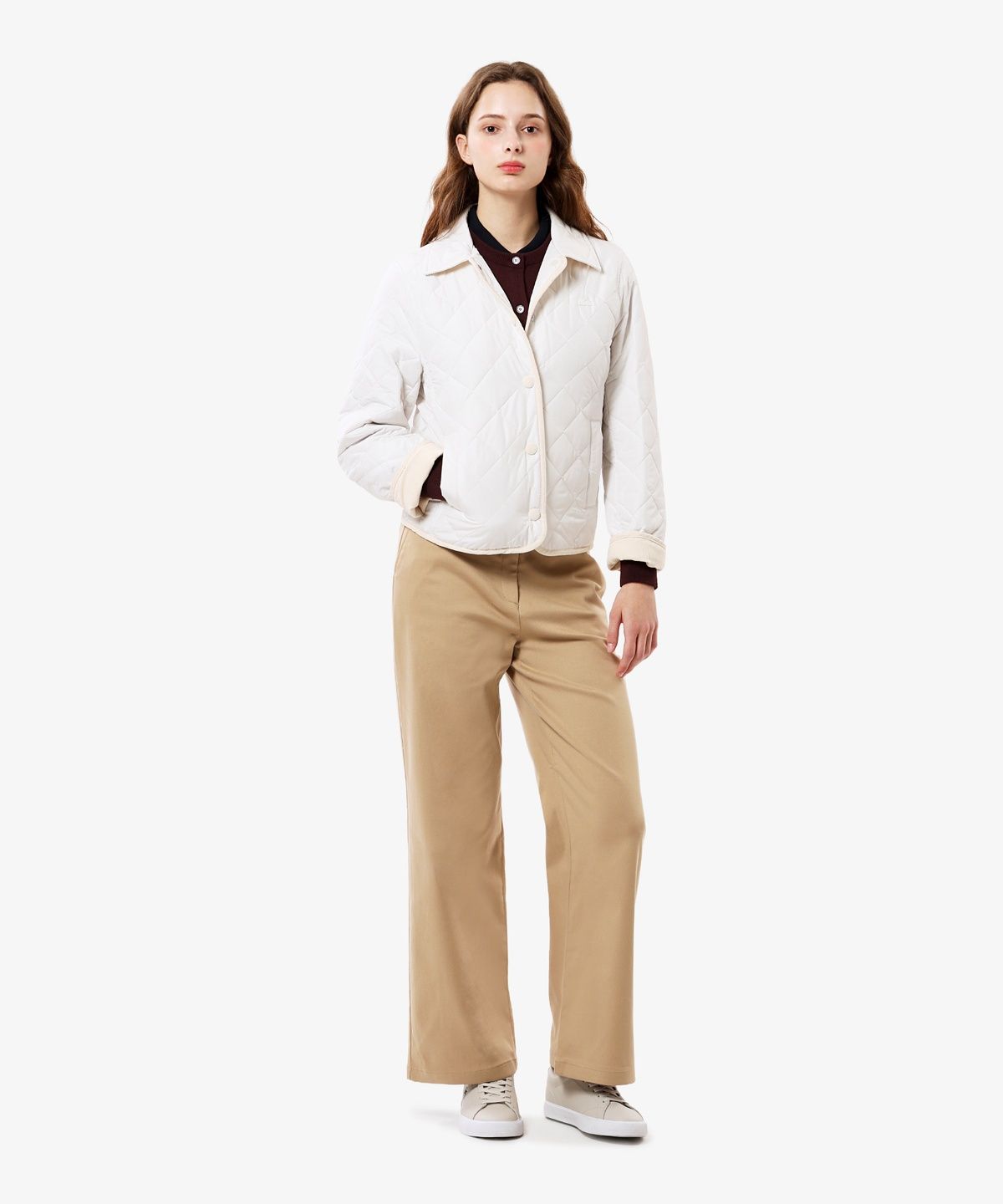 라코스테(LACOSTE) 여성 NEW 퀼팅 패딩 BF022E-56N 70V