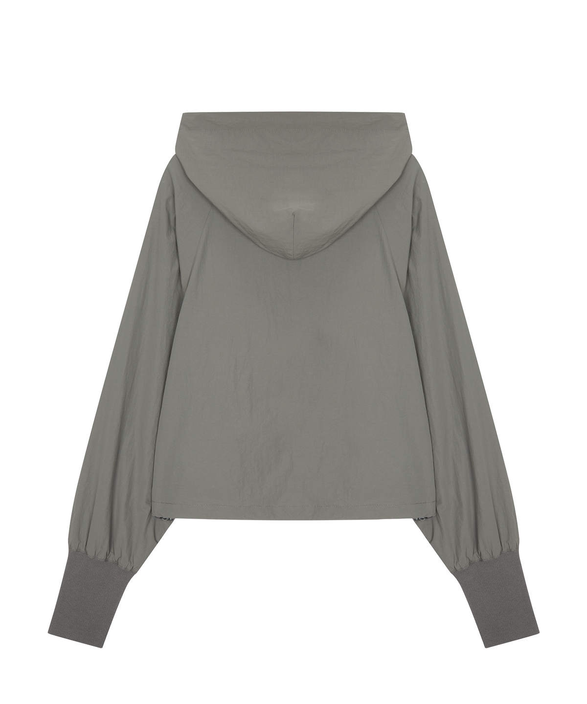 사일프레이(41PRAY) Cropped Panel Zip Windbreaker / Drak Grey