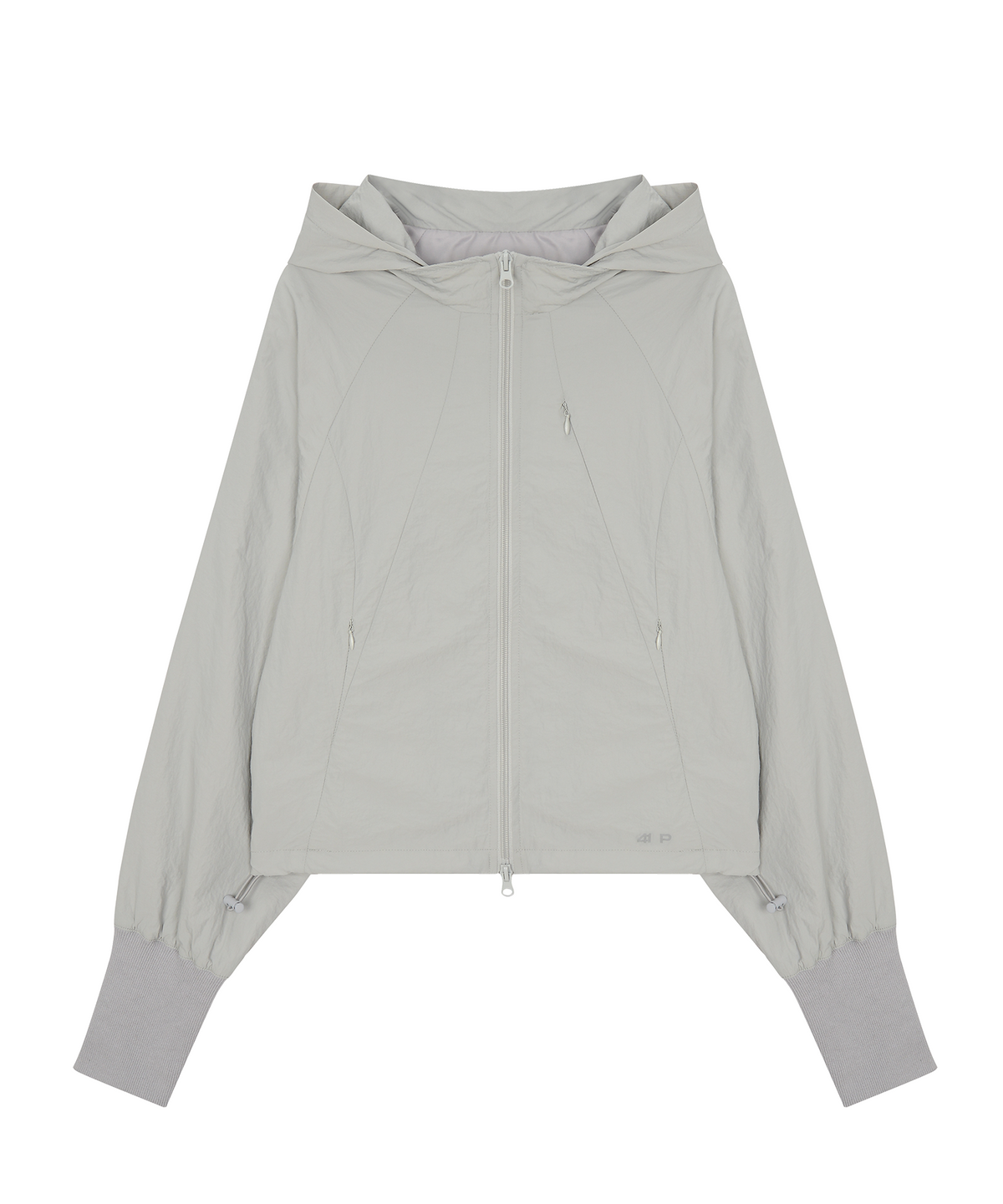 사일프레이(41PRAY) Cropped Panel Zip Windbreaker / Sky Blue