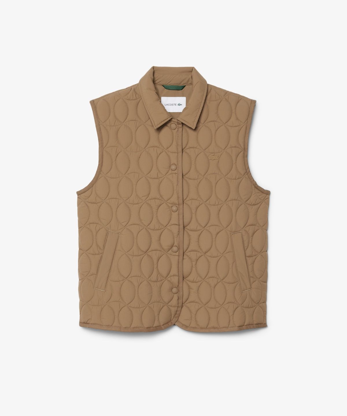 라코스테(LACOSTE) 여성 카라 경량 패딩 조끼 BF8450-56N SIX