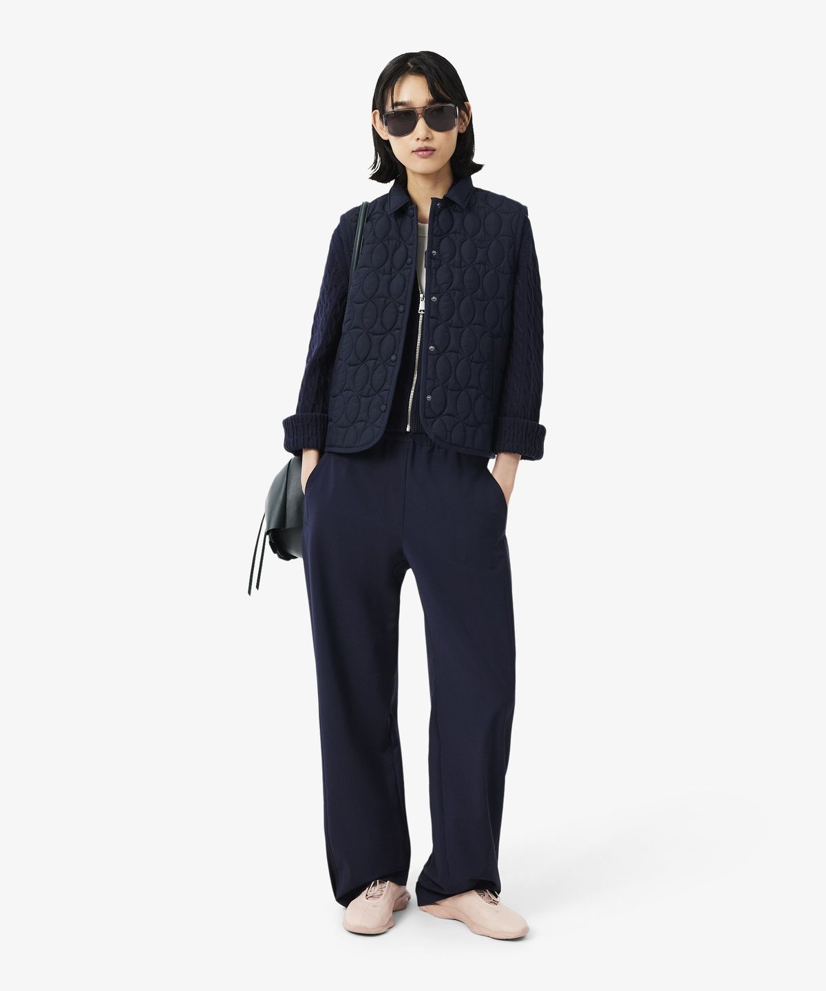 라코스테(LACOSTE) 여성 카라 경량 패딩 조끼 BF8450-56N MXQ