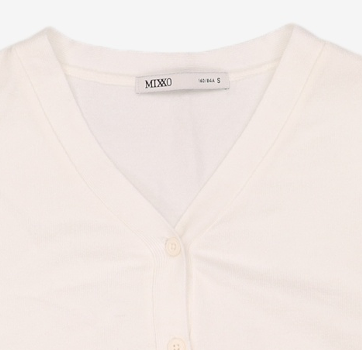 미쏘(MIXXO) 브이넥 베이직 가디건 MIWCKC220T S