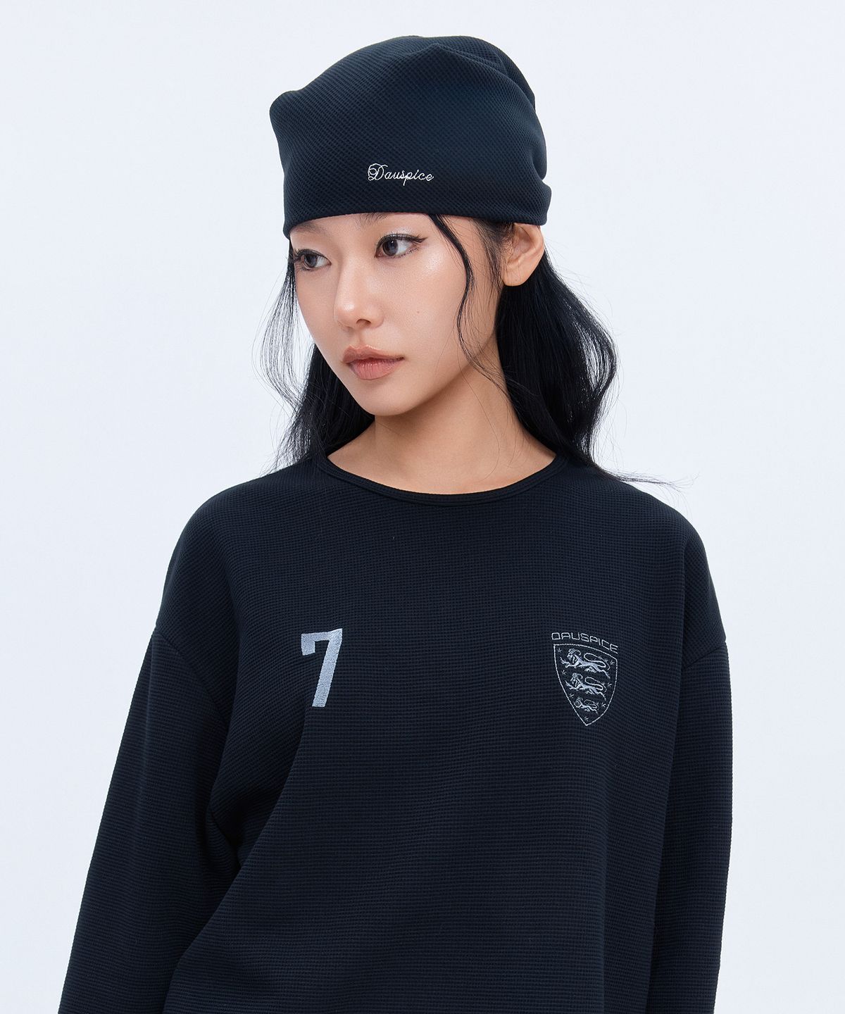 디오스피스(DAUSPICE) (DUC) Waffle Bandana Black
