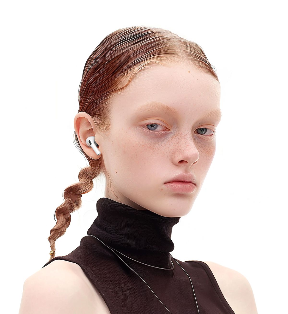 앤어애쉬(ANDAASH) Airpods BOW 01 SILVER