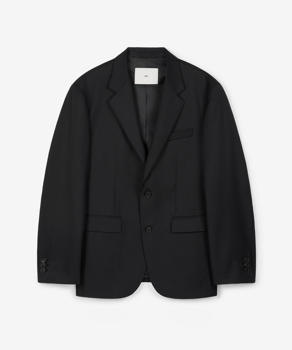 티엔지티(TNGT) [SET] Wool-Blend Comfort Jacket&Semi-Wide Pants (Black) 0TPA6F105BK