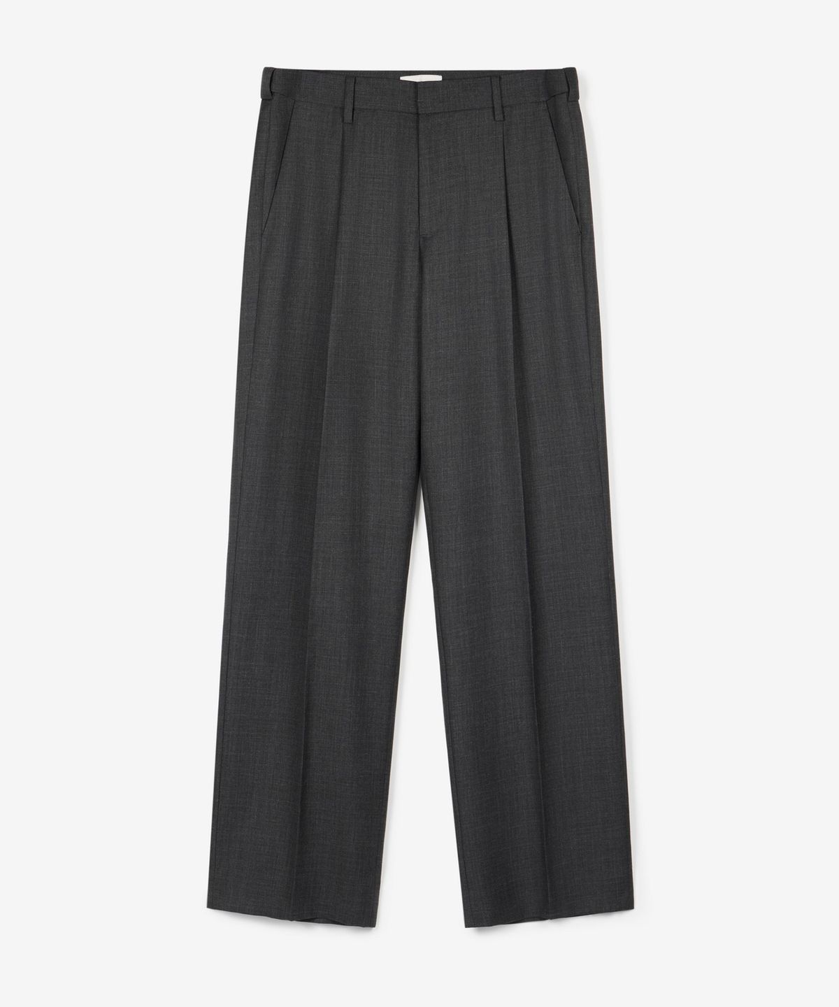 티엔지티(TNGT) [SET] Wool-Blend Comfort Jacket&Semi-Wide Pants (Charcoal) 0TPA6F105G2