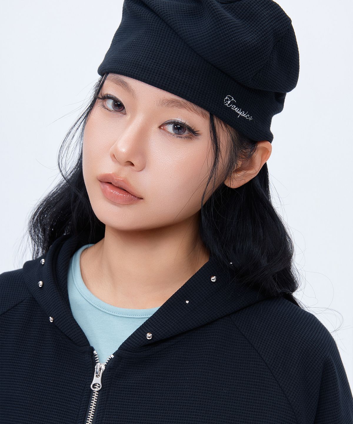 디오스피스(DAUSPICE) (DUC) Waffle Beanie Black