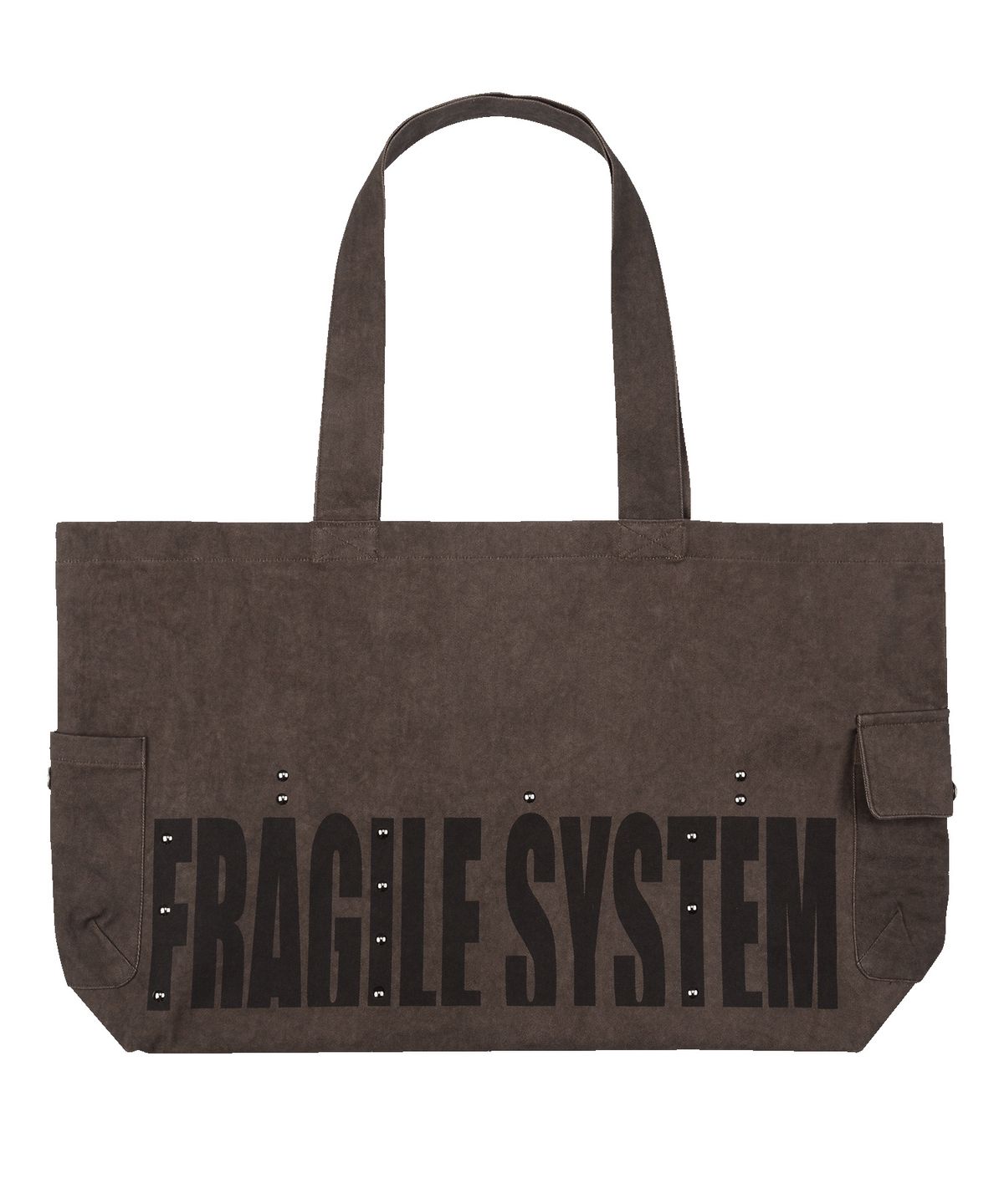 사일프레이(41PRAY) Fragile System Tote Bag / Red Brown