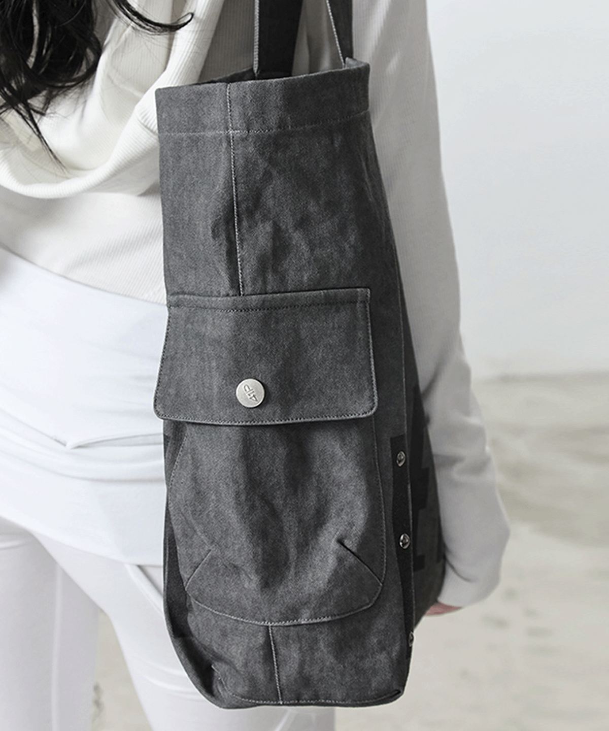 사일프레이(41PRAY) Fragile System Tote Bag / Deep Grey