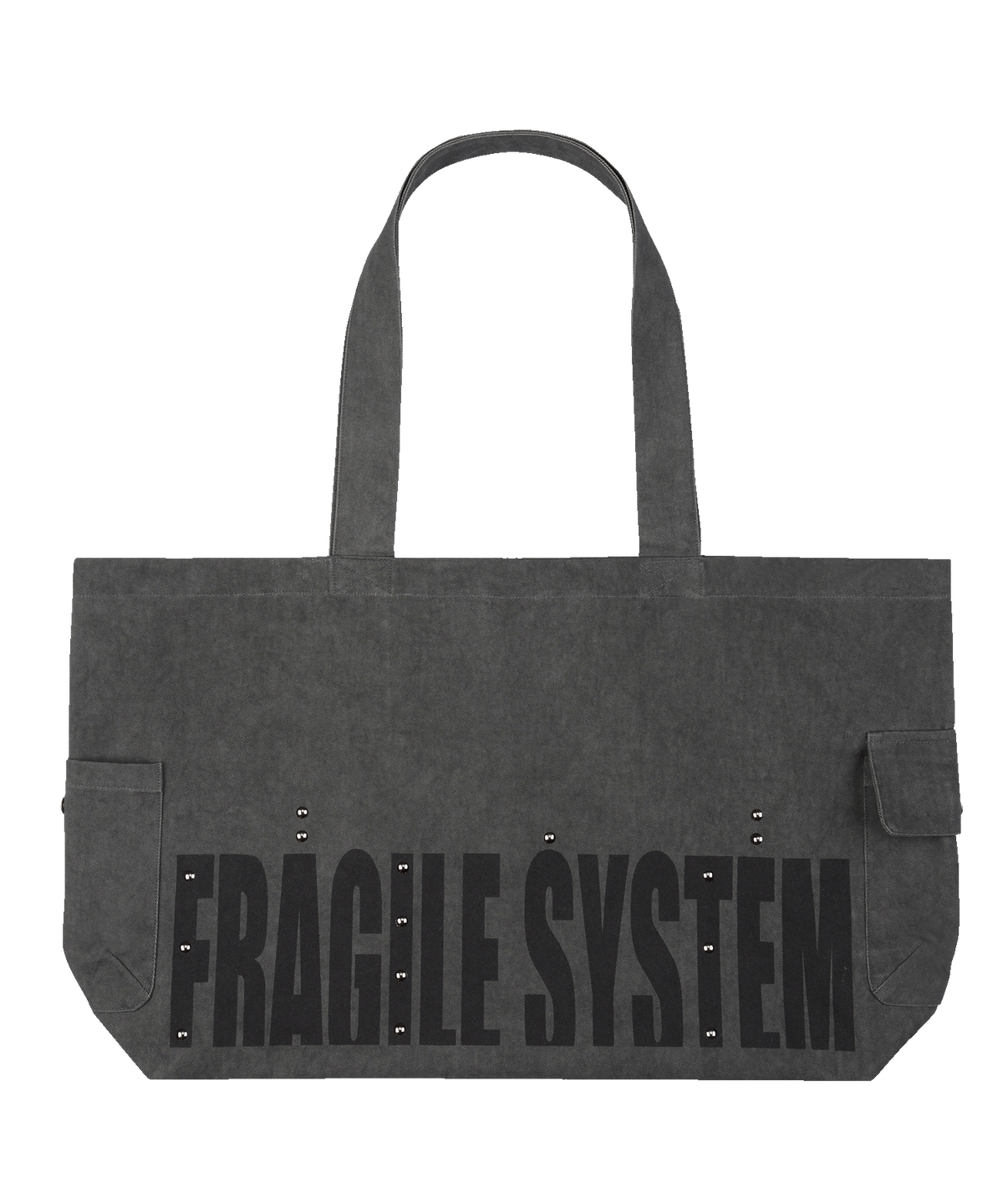 사일프레이(41PRAY) Fragile System Tote Bag / Deep Grey