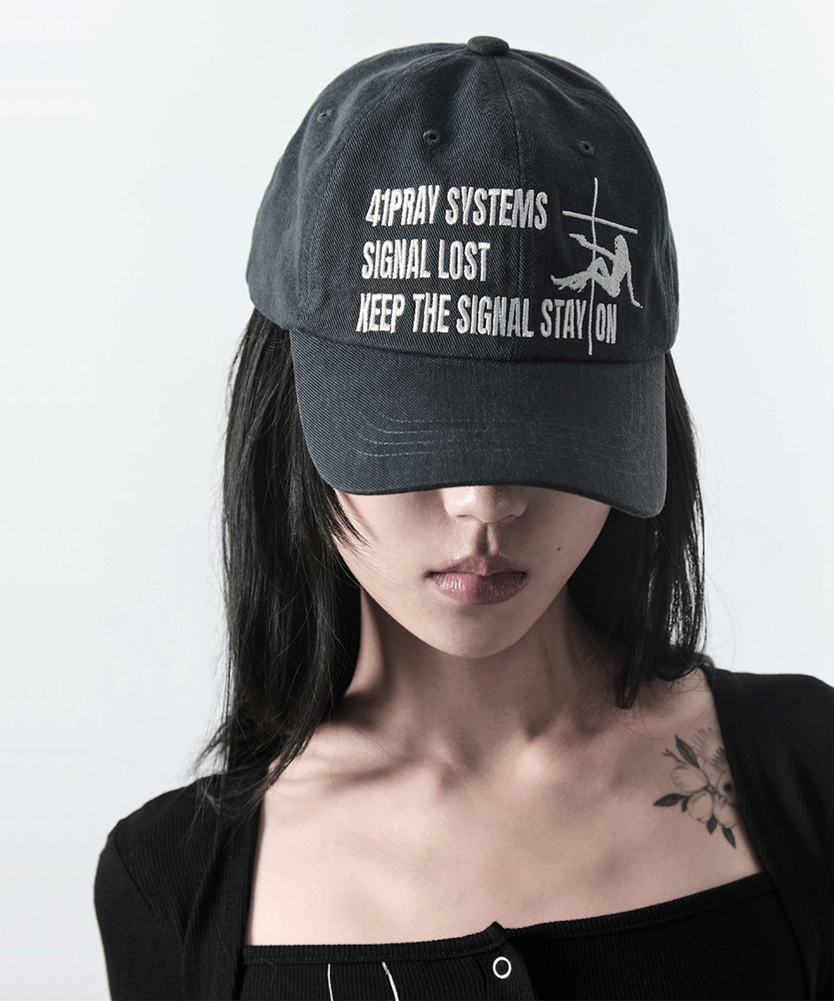 사일프레이(41PRAY) 41Pray System Graphic Cap / Navy