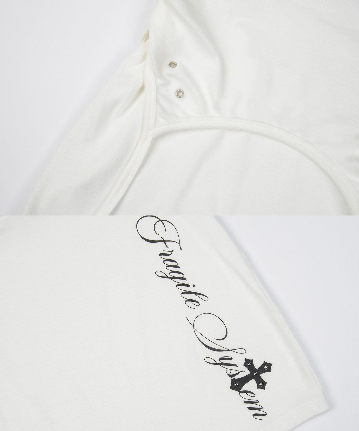 사일프레이(41PRAY) Layered Drawstring Skirt / White