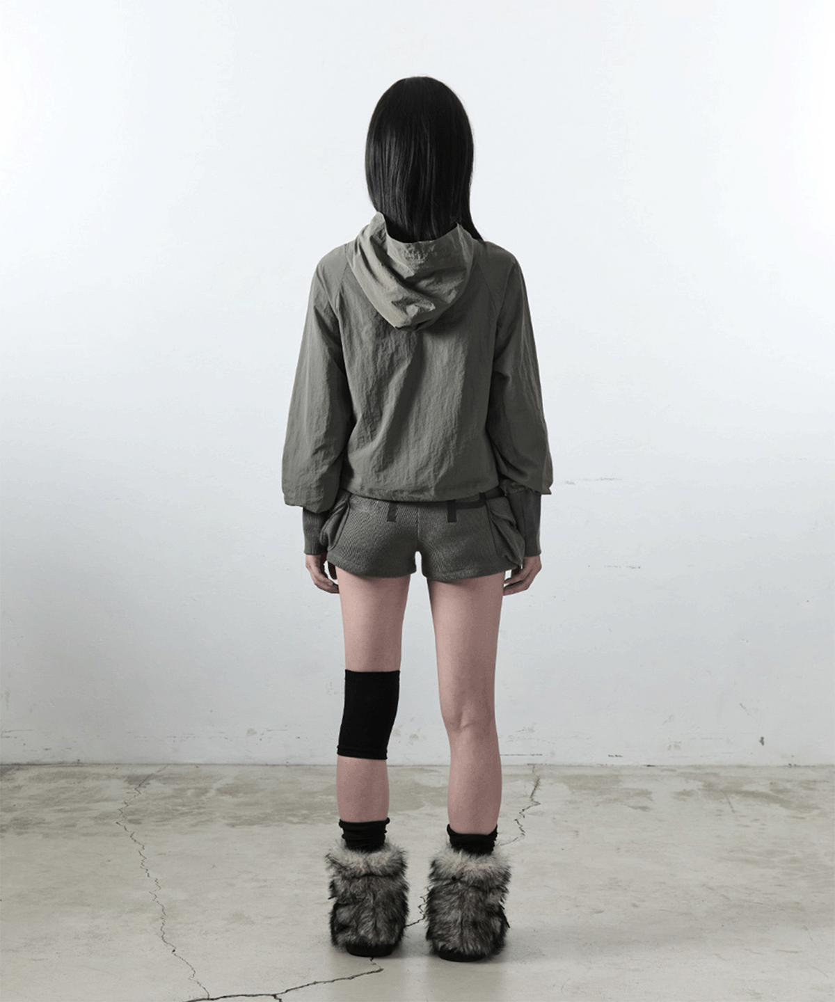 사일프레이(41PRAY) 41 Graphic Pocket Shorts / Khaki Beige