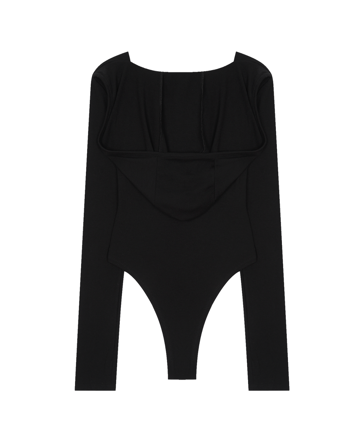 사일프레이(41PRAY) 41 Flap Hoodie Bodysuit / Black