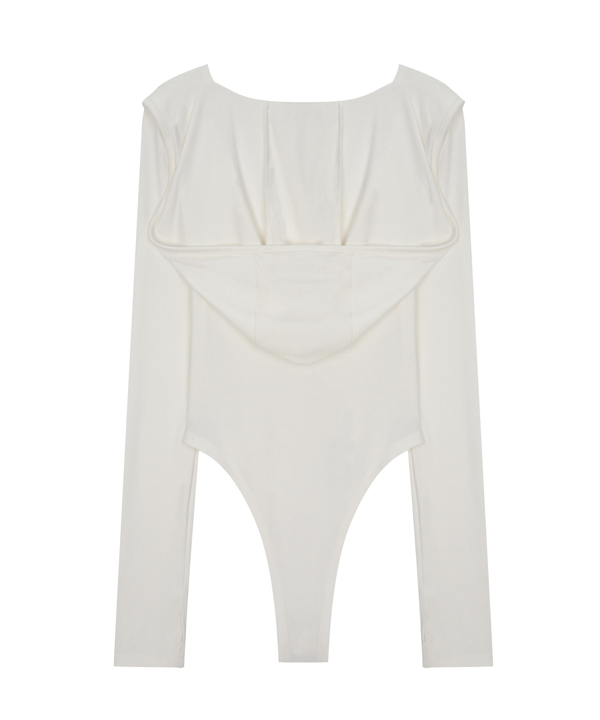 사일프레이(41PRAY) 41 Flap Hoodie Bodysuit / Ivory