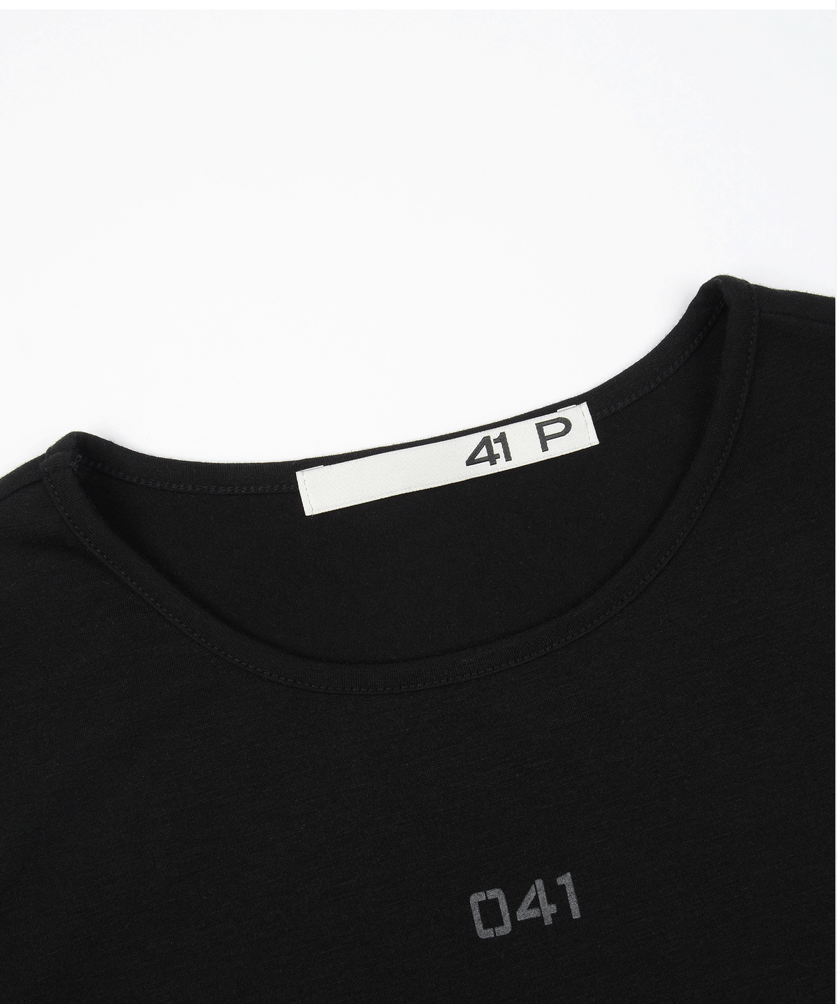 사일프레이(41PRAY) Button Cutout Sleeve Top / Black