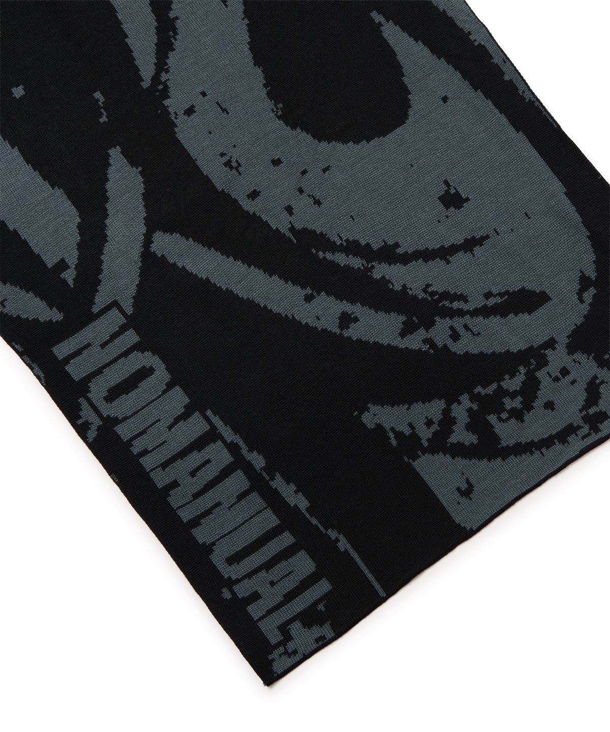 노매뉴얼(NOMANUAL) S.T JACQUARD MUFFLER - BLACK