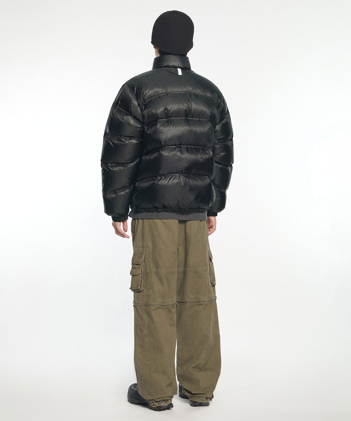 노매뉴얼(NOMANUAL) DUO LINE SHEER DUCK DOWN - BLACK