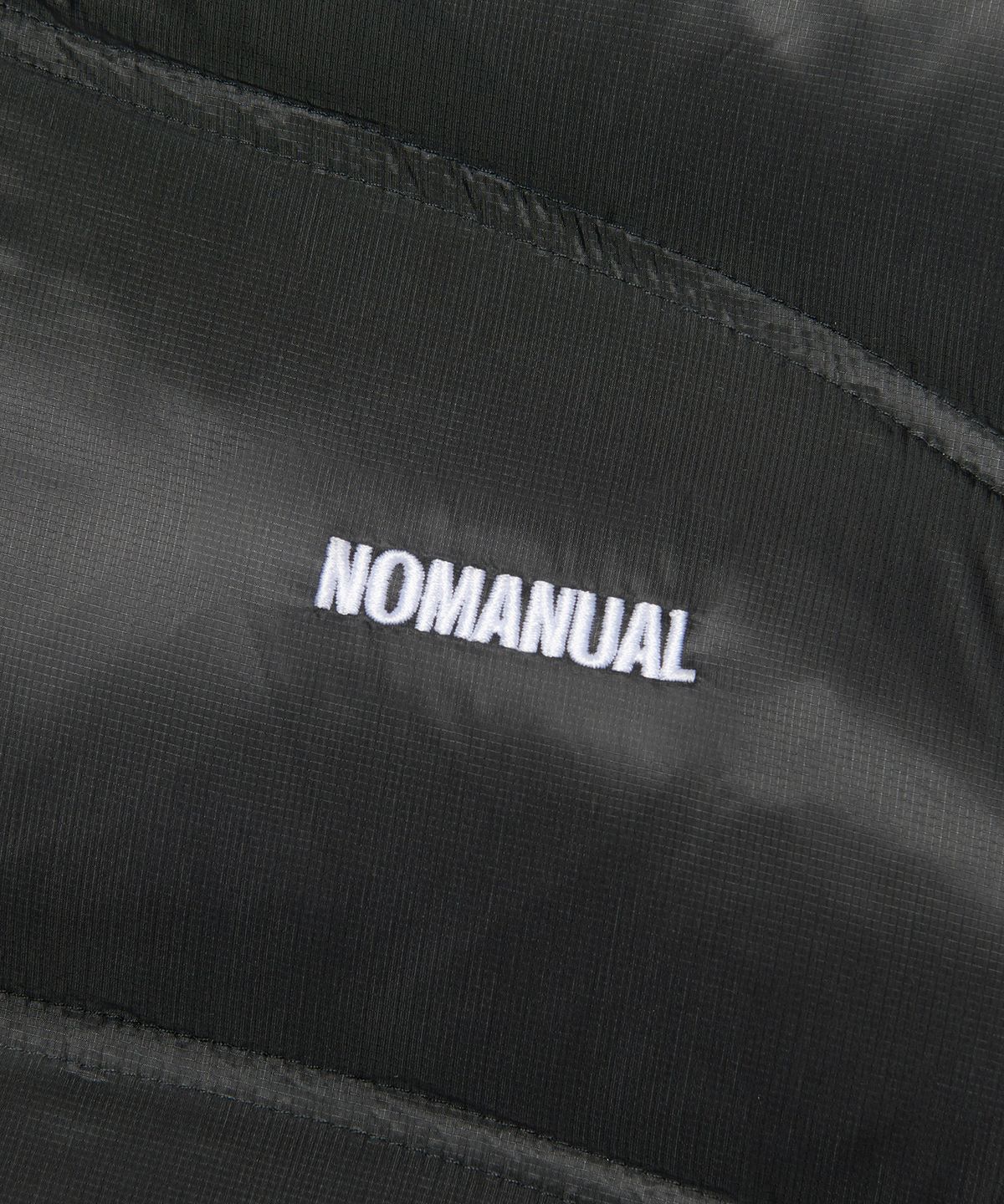 노매뉴얼(NOMANUAL) DUO LINE SHEER DUCK DOWN - BLACK