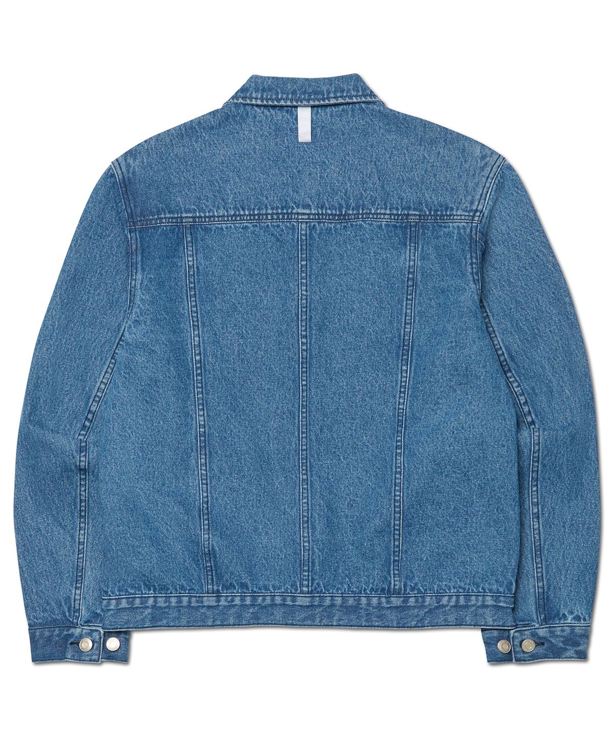 노매뉴얼(NOMANUAL) DENIM TRUCKER ZIP JACKET - WASHED BLUE