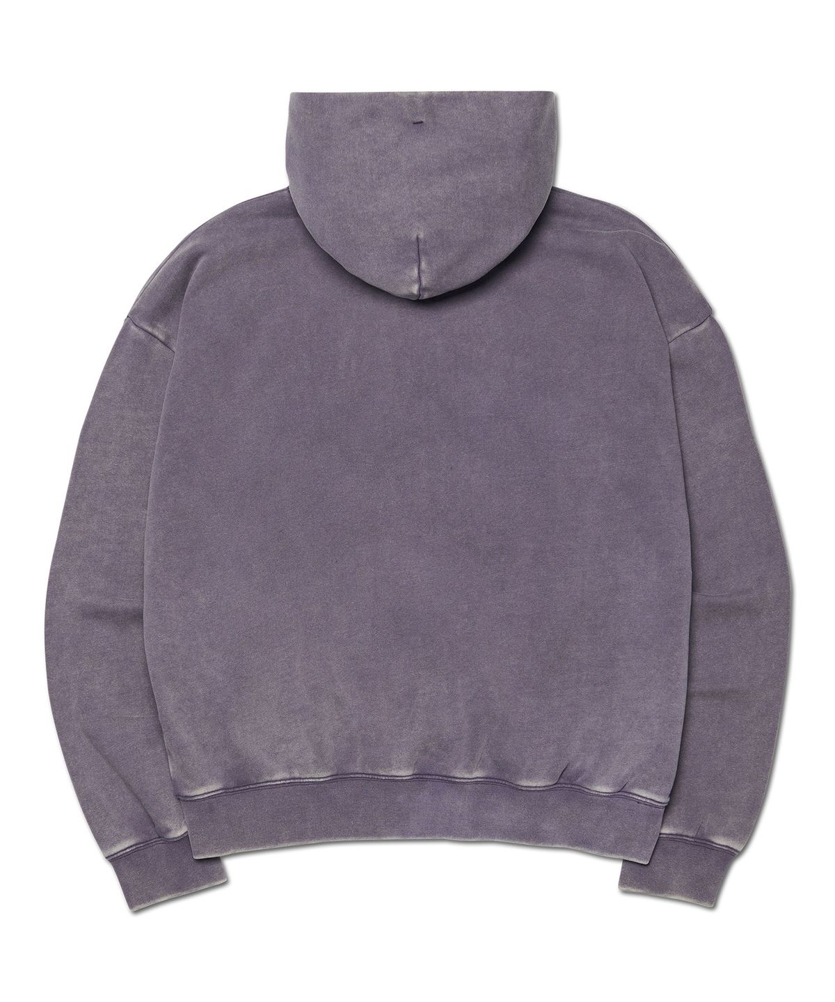 노매뉴얼(NOMANUAL) DARK CREST HOODED ZIP-UP - WASHED PURPLE