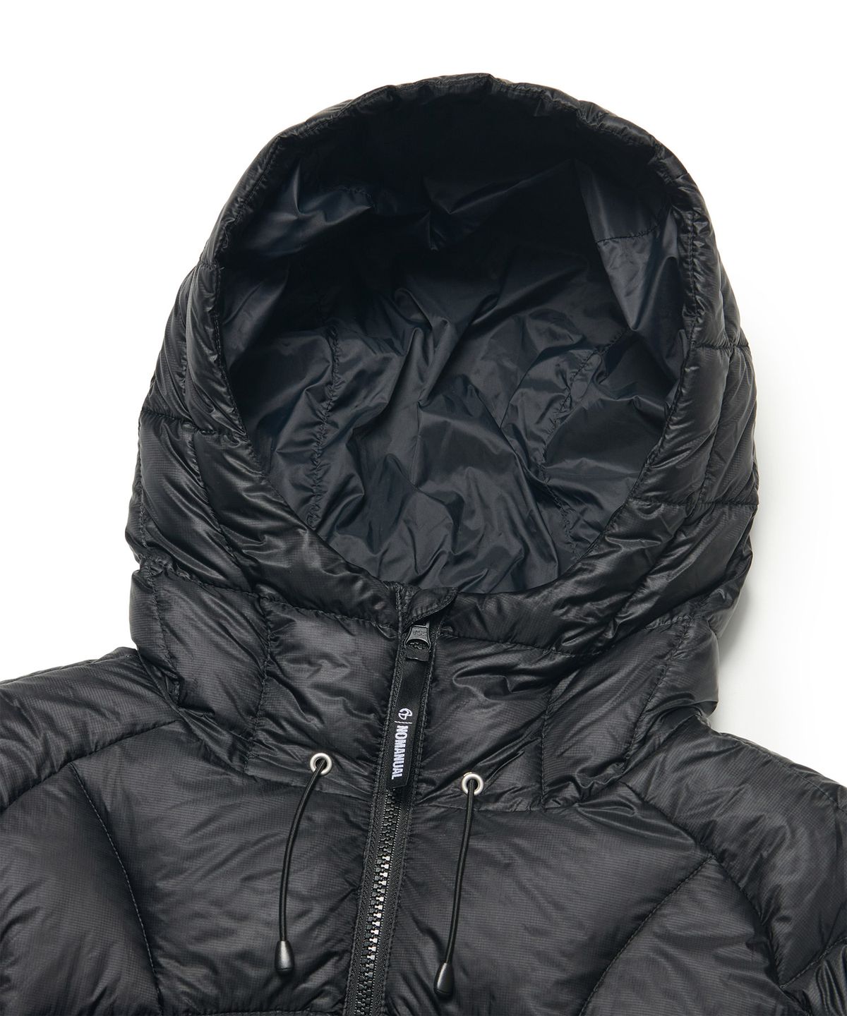 노매뉴얼(NOMANUAL) TABULA SHEER DUCK DOWN - BLACK