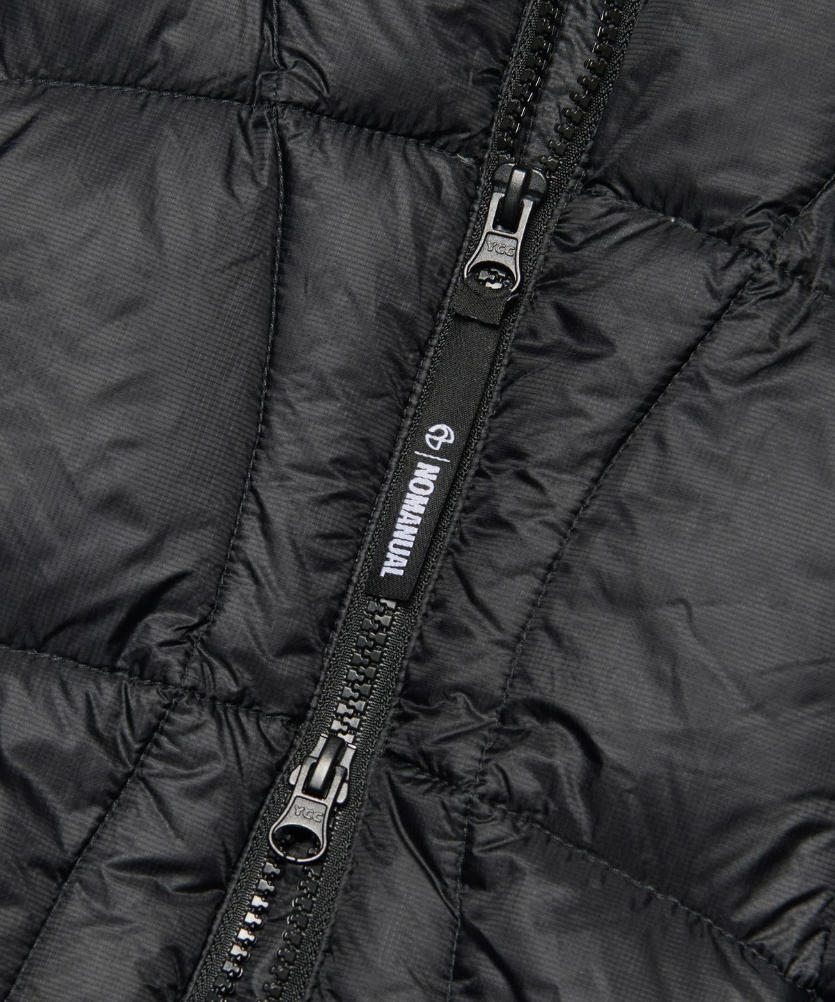 노매뉴얼(NOMANUAL) TABULA SHEER DUCK DOWN - BLACK