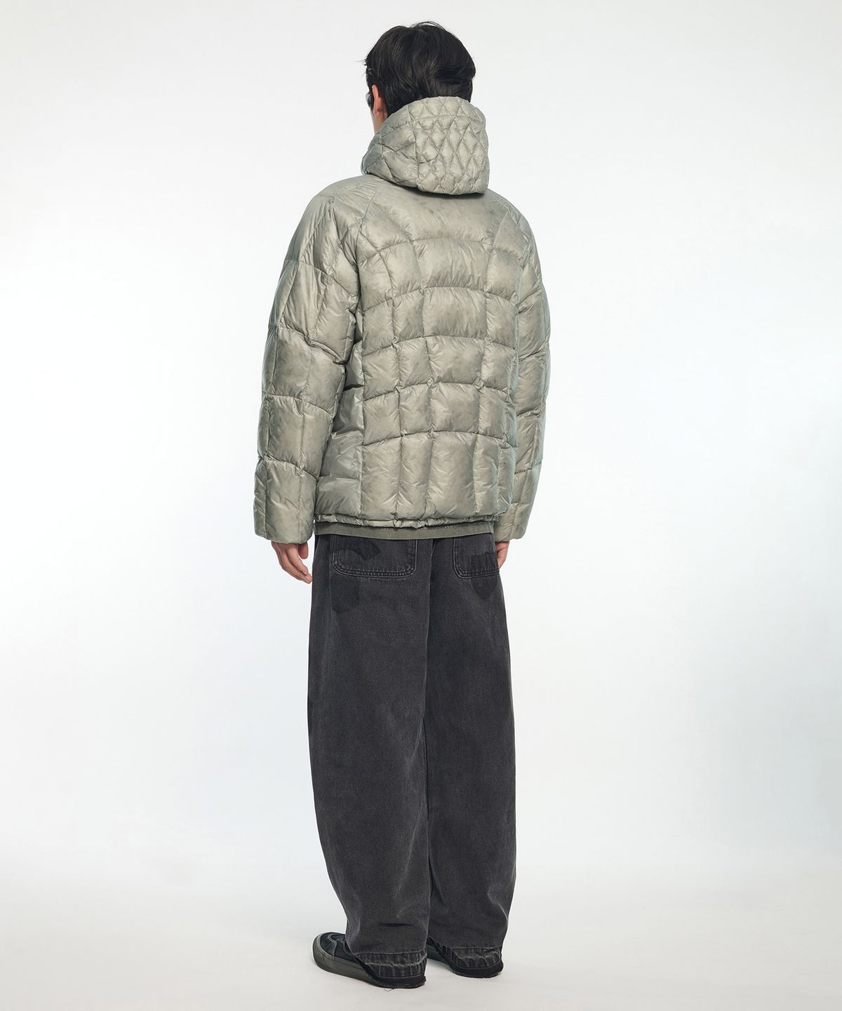 노매뉴얼(NOMANUAL) TABULA SHEER DUCK DOWN - CHARCOAL