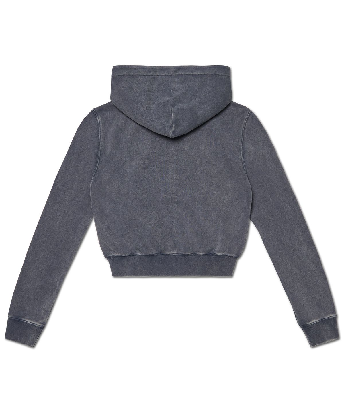 노매뉴얼(NOMANUAL) APPLIQUE HOODED ZIP-UP - WASHED NAVY
