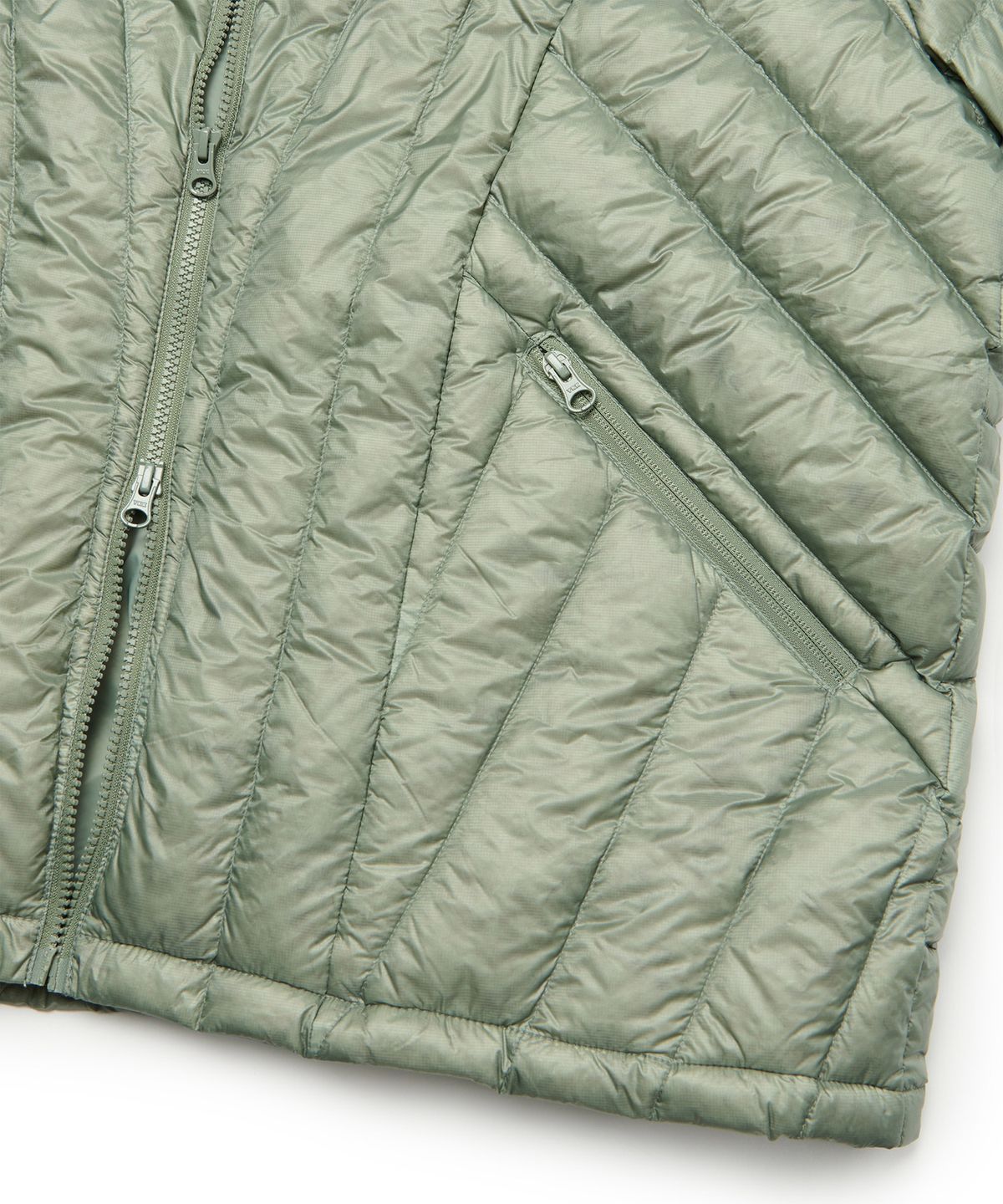 노매뉴얼(NOMANUAL) NUBES SHEER LIGHT DUCK DOWN - KHAKI