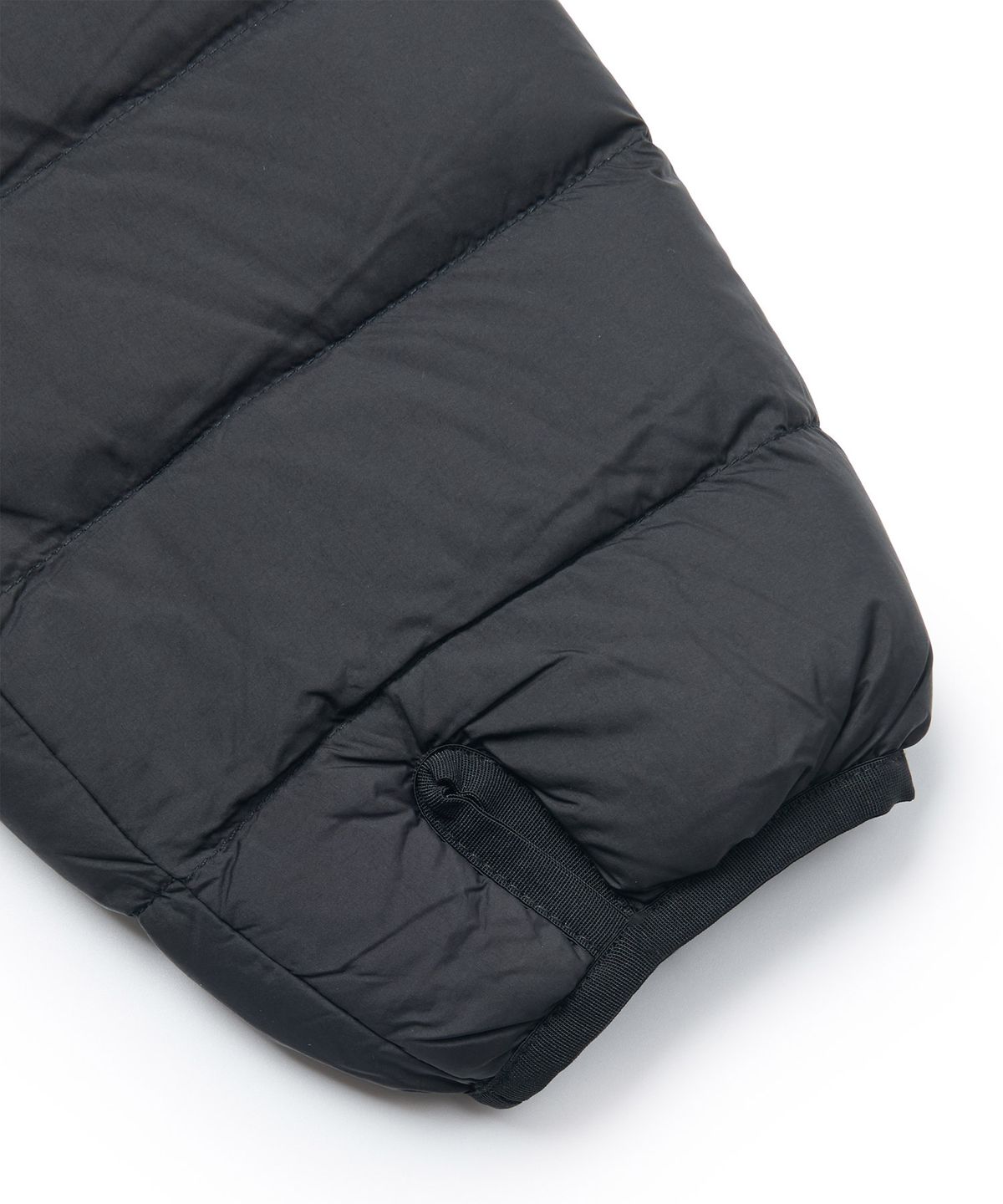 노매뉴얼(NOMANUAL) FUR HOODED LIGHT DUCK DOWN - BLACK