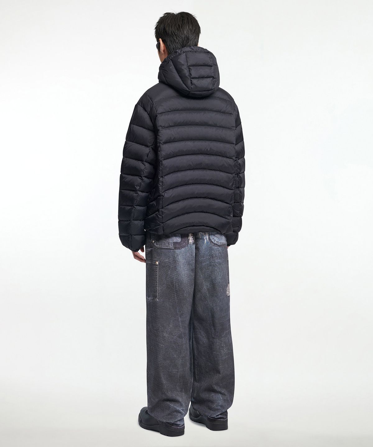 노매뉴얼(NOMANUAL) CREST LIGHT DUCK DOWN 261 - BLACK