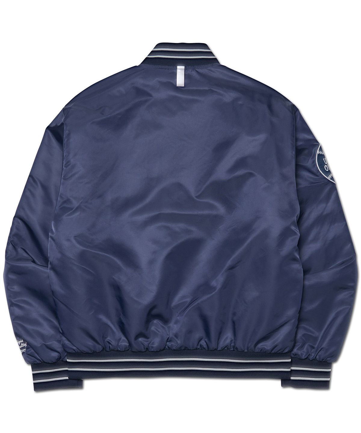 노매뉴얼(NOMANUAL) R.V STADIUM JACKET - NAVY